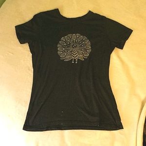 Black Peacock Shirt